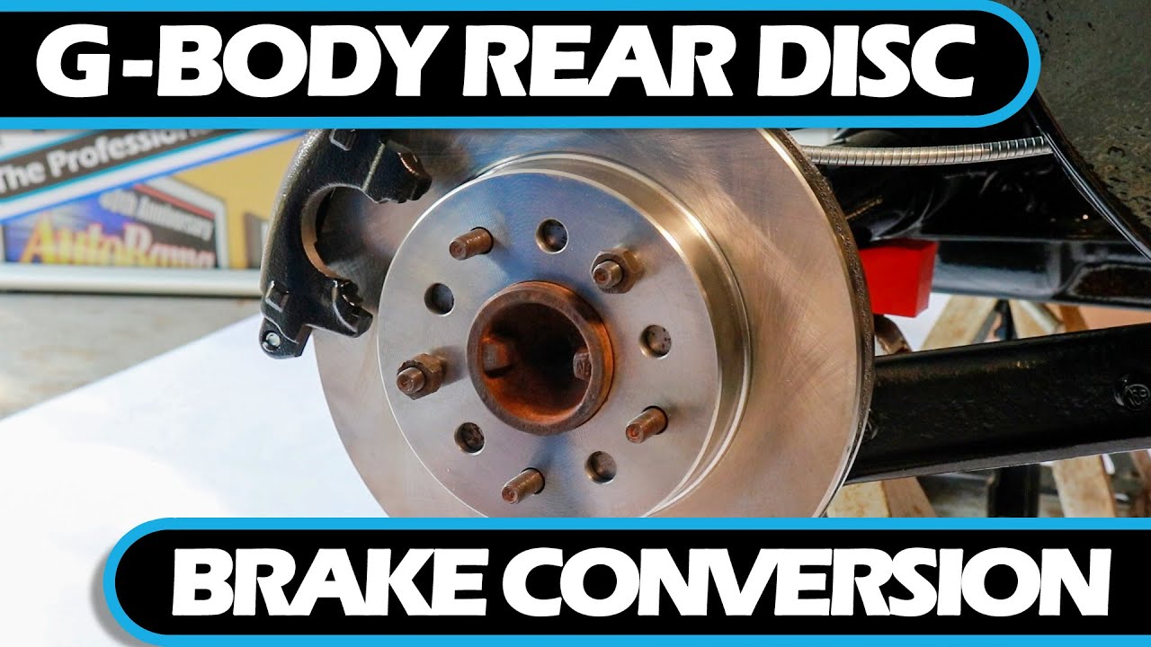 G body rear disc brake conversion