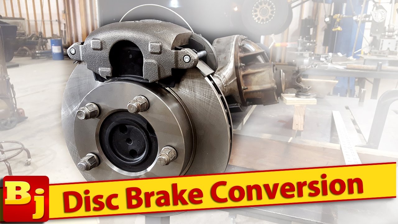 Disc brake conversion for ford 9 inch