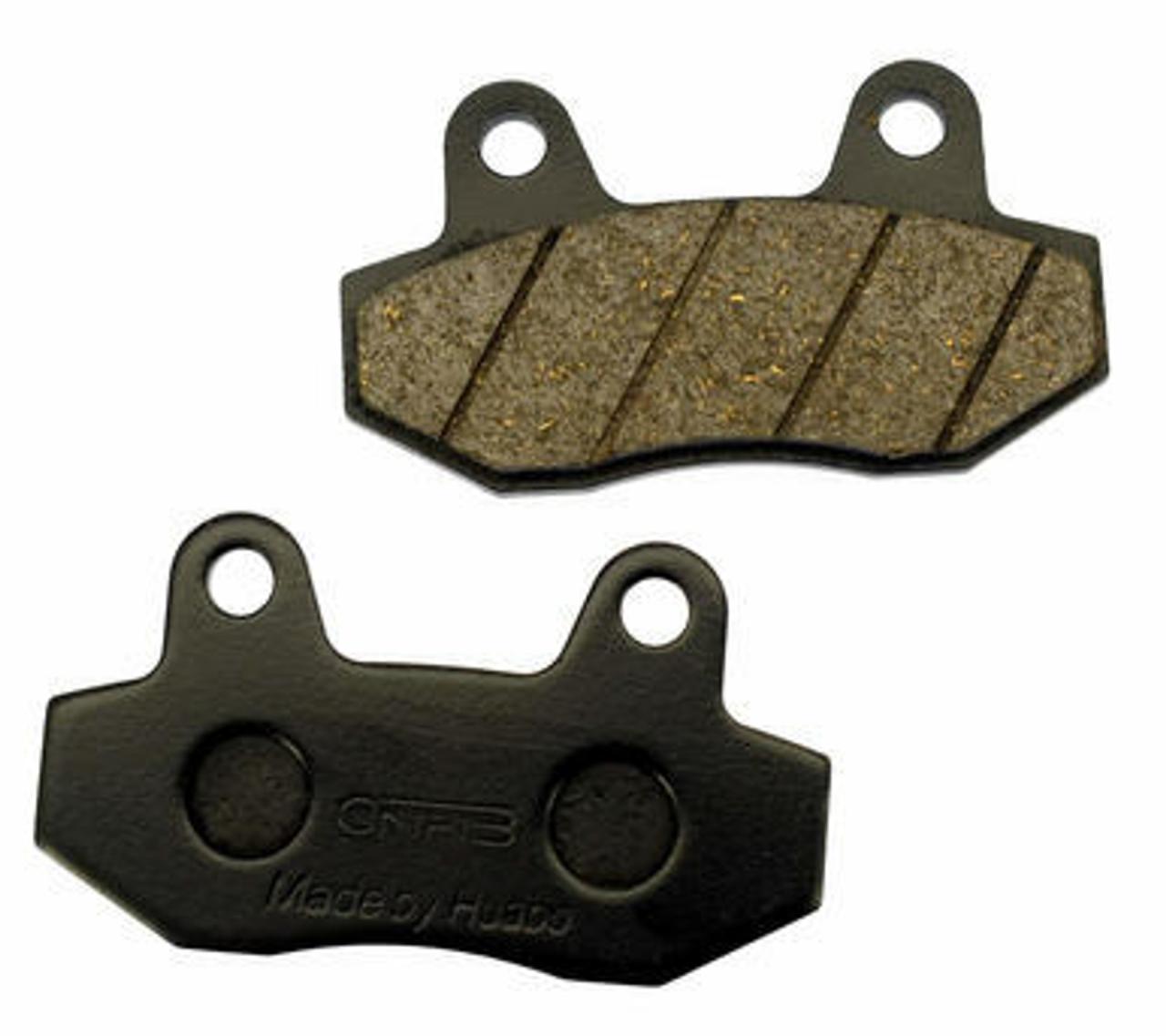 Brake pads for a go kart