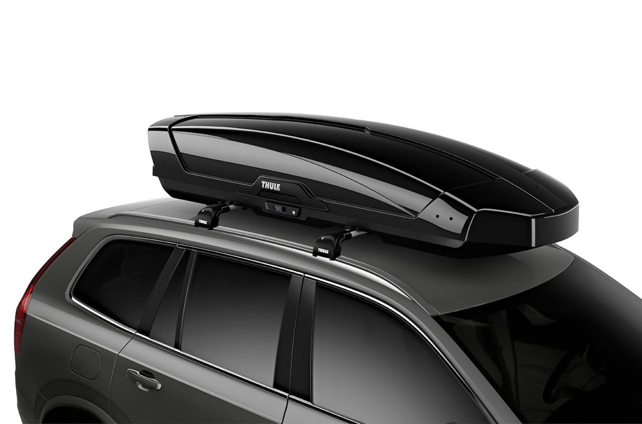 Car rooftop cargo box