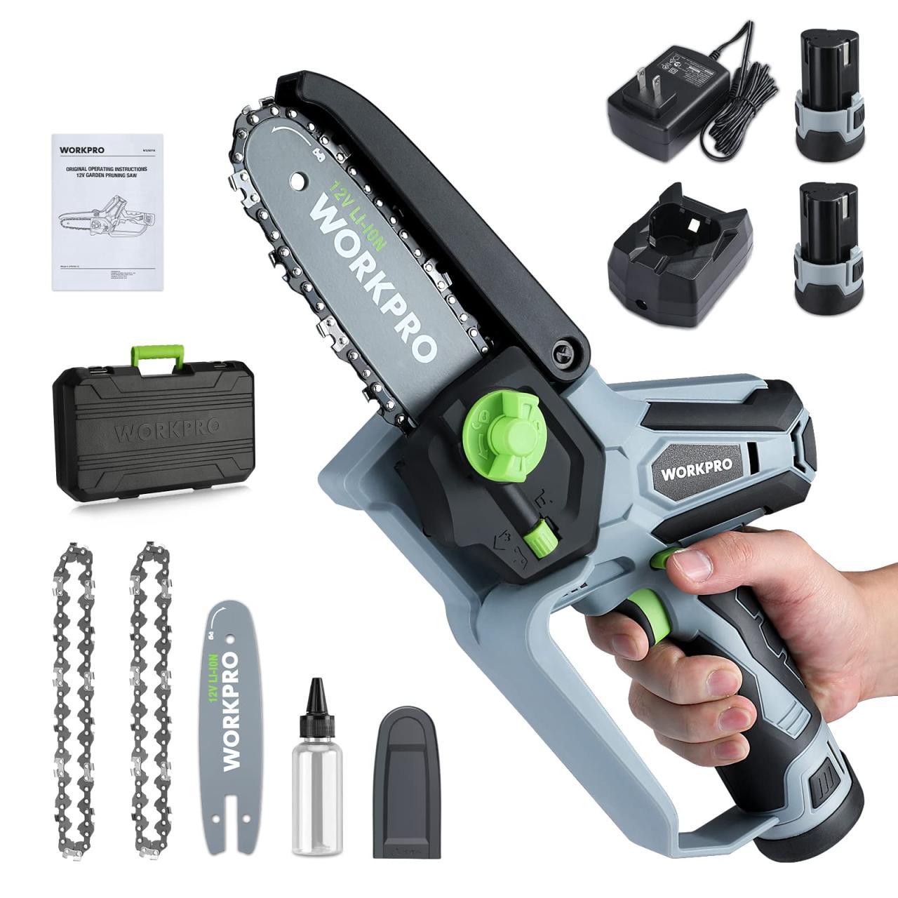 Chainsaw mini electric cordless hand pruning tree walmart inch