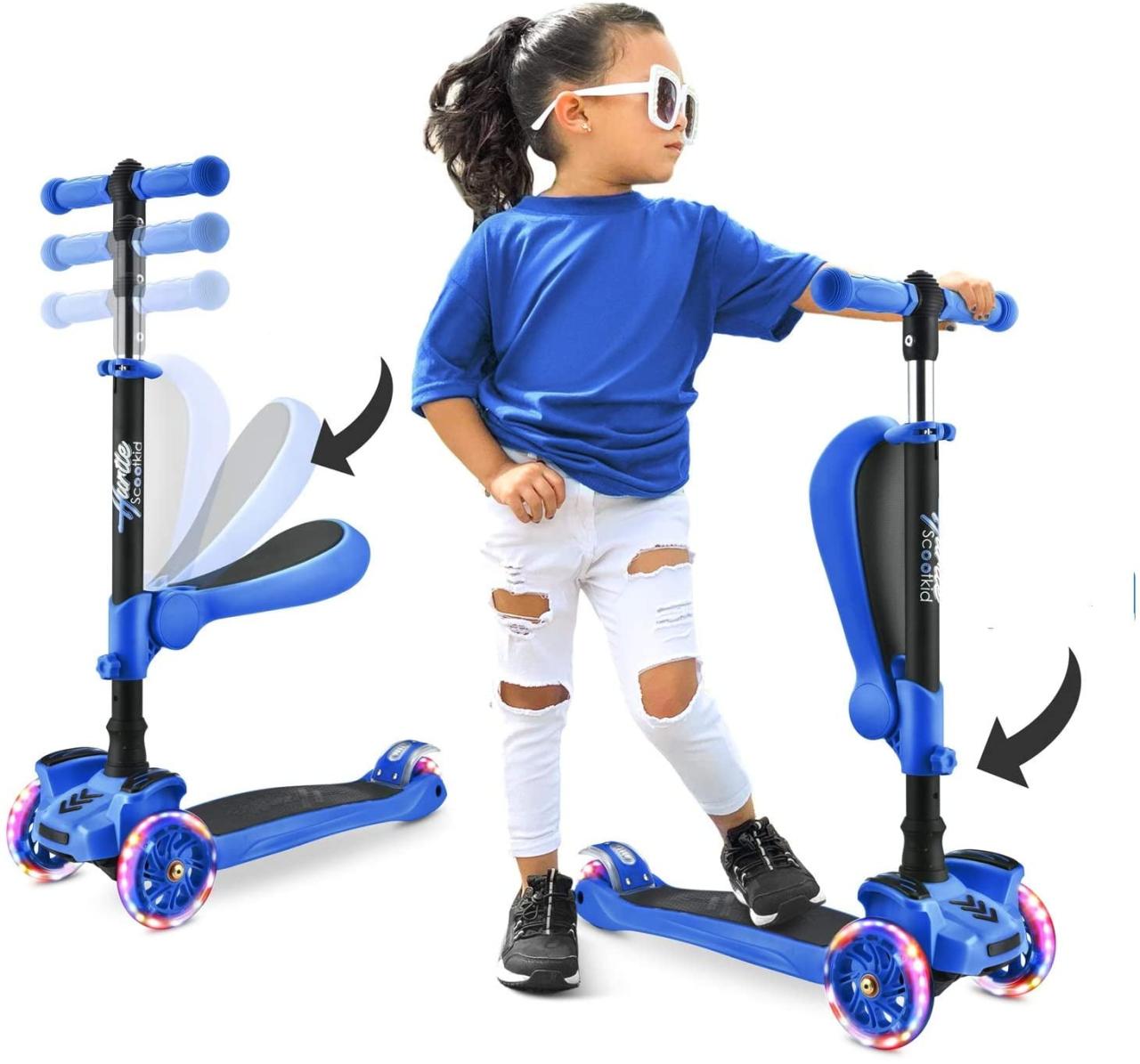 Electric scooter for kids with seat