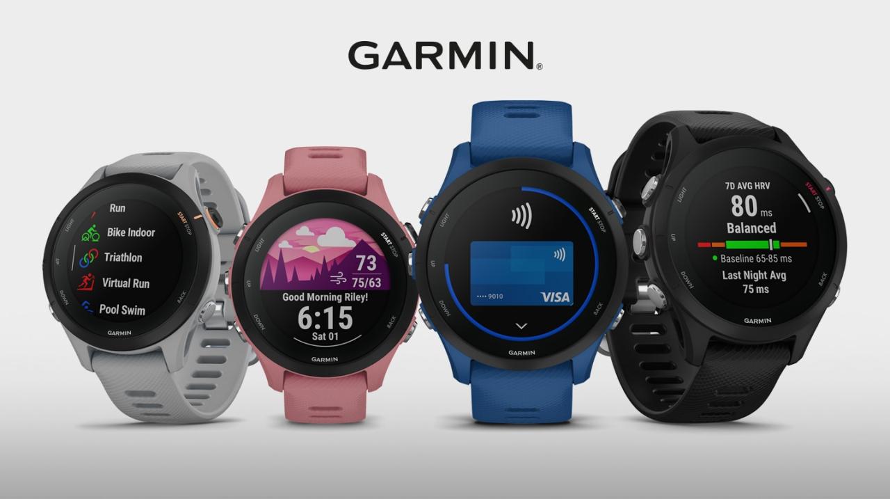 Garmin forerunner 245 vs garmin forerunner 255 specs