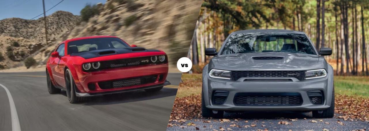 2023 dodge challenger vs 2023 dodge charger