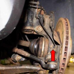 Wheel speed sensor location