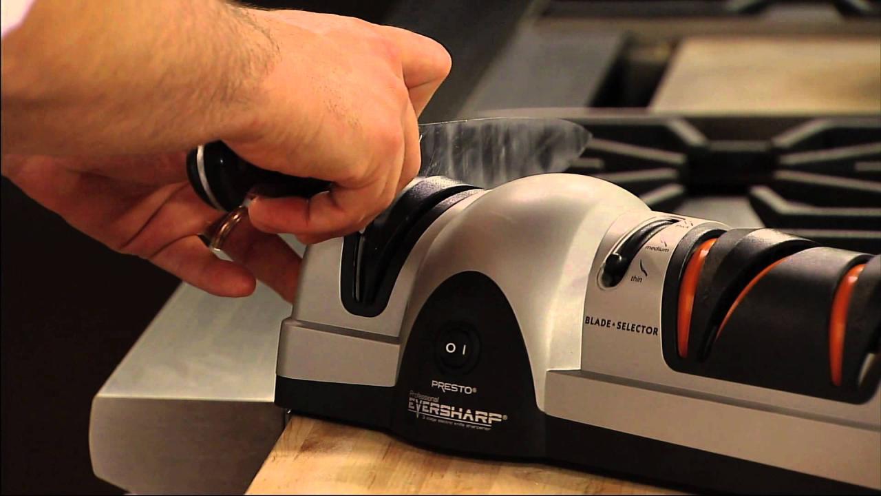 Presto eversharp electric knife sharpener