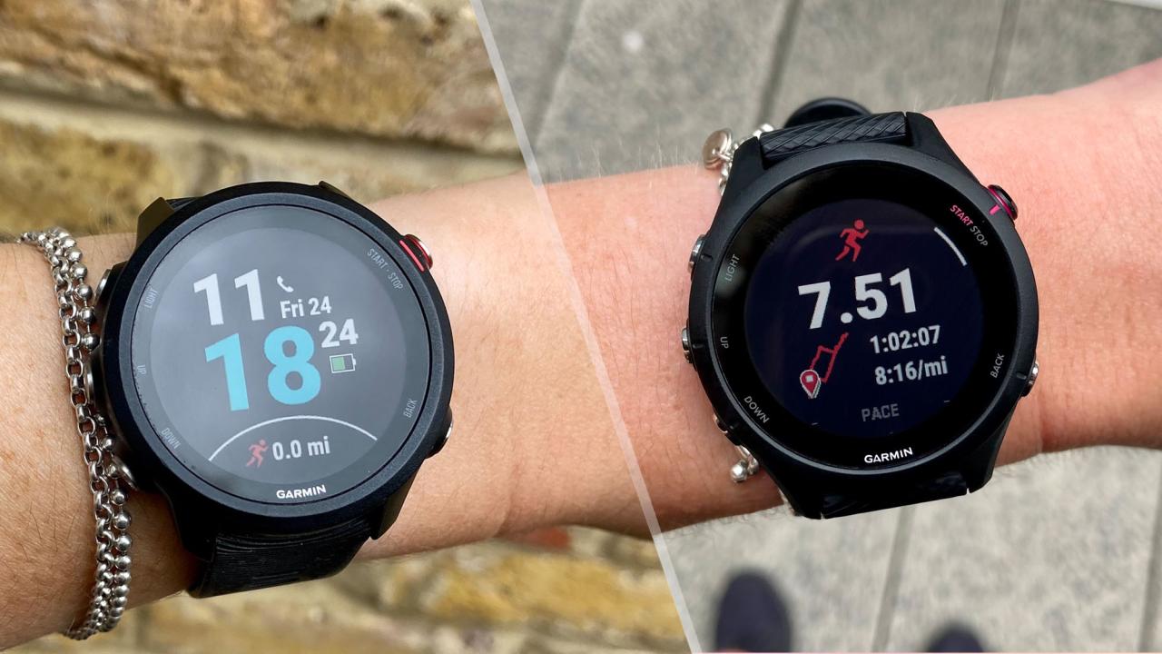 Garmin forerunner 55 vs garmin forerunner 245 specs