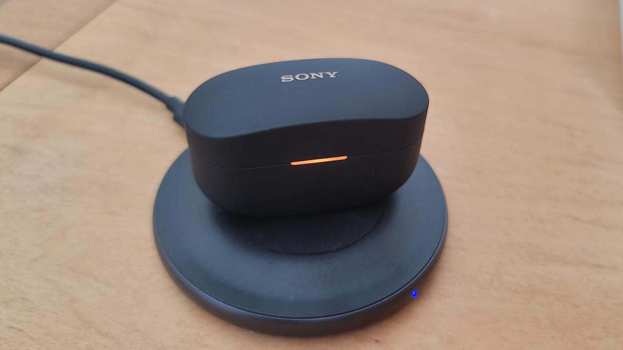Sony wf-1000xm4 case not charging earbuds