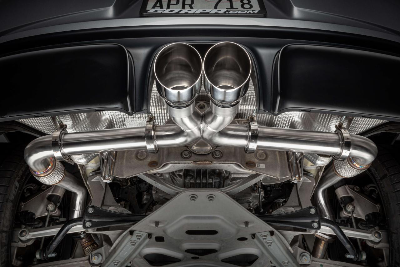 Porsche sport exhaust