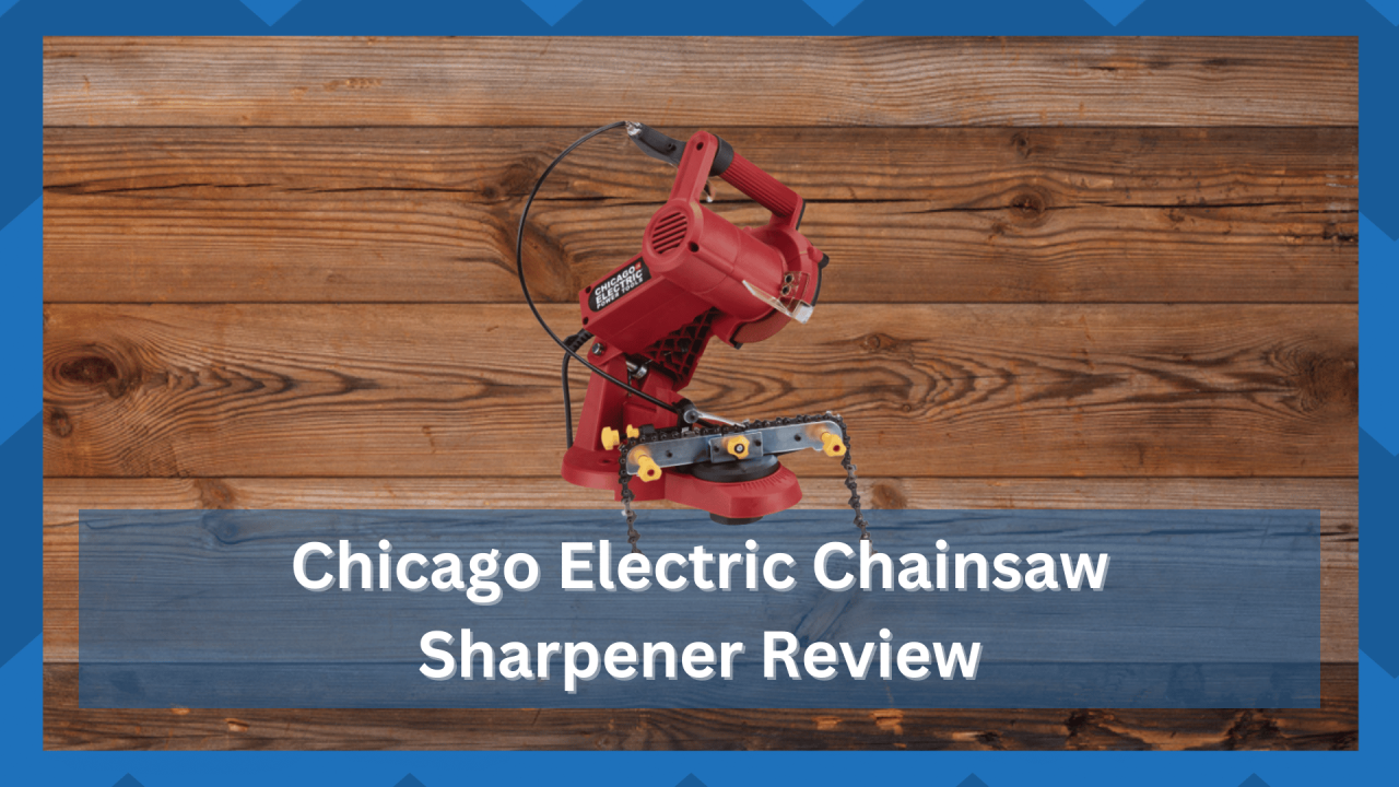 Chicago electric chainsaw sharpener