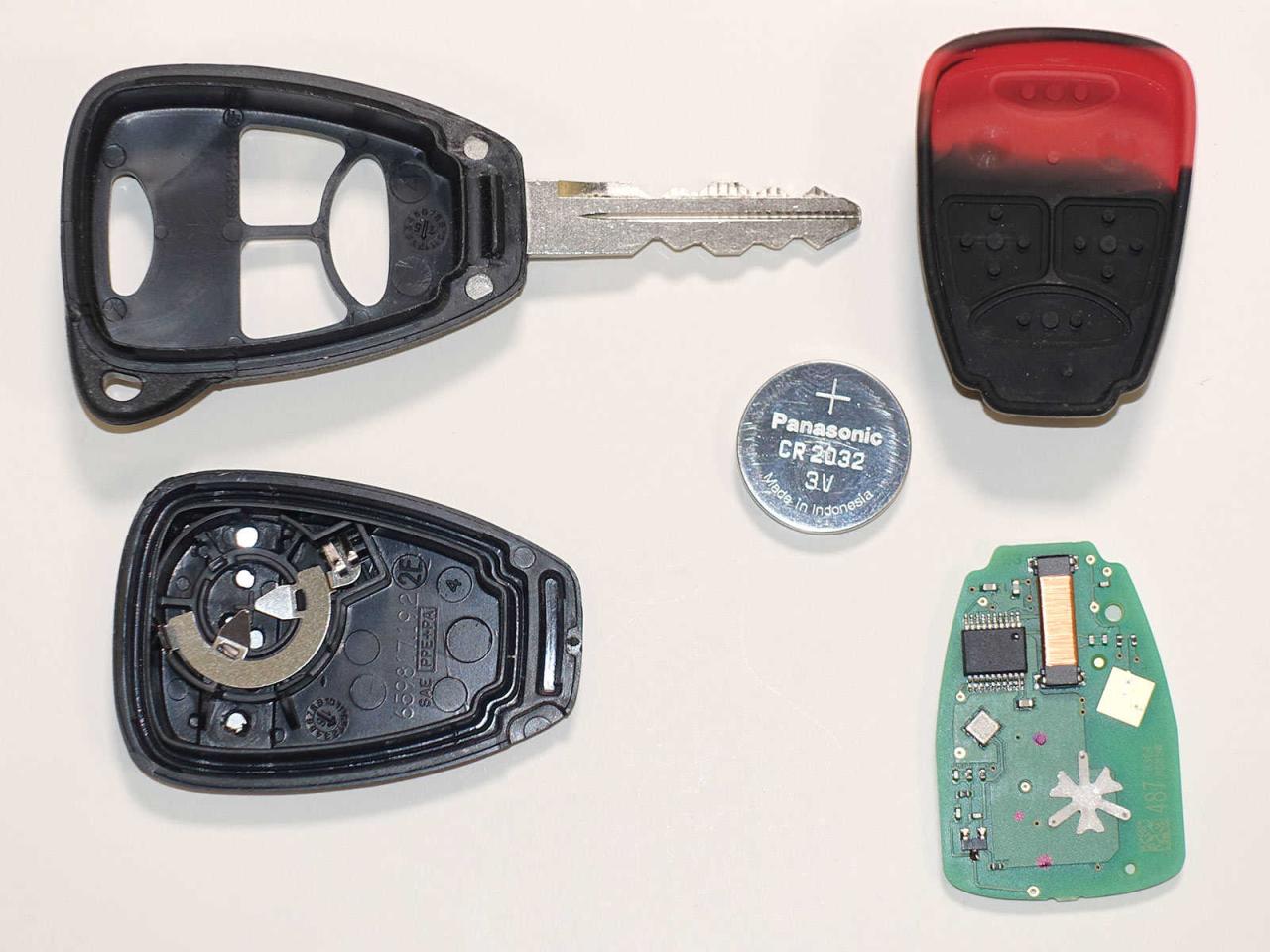 Jeep renegade battery key fob replacement guide