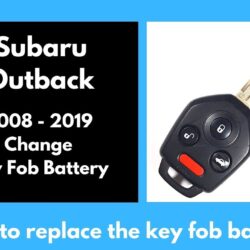 2021 subaru key fob battery
