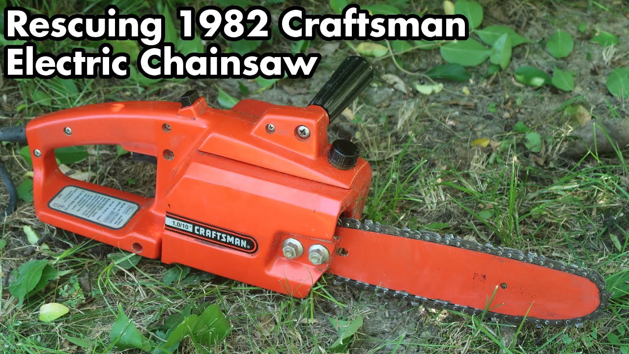 Craftsman chainsaw 358 model electric built