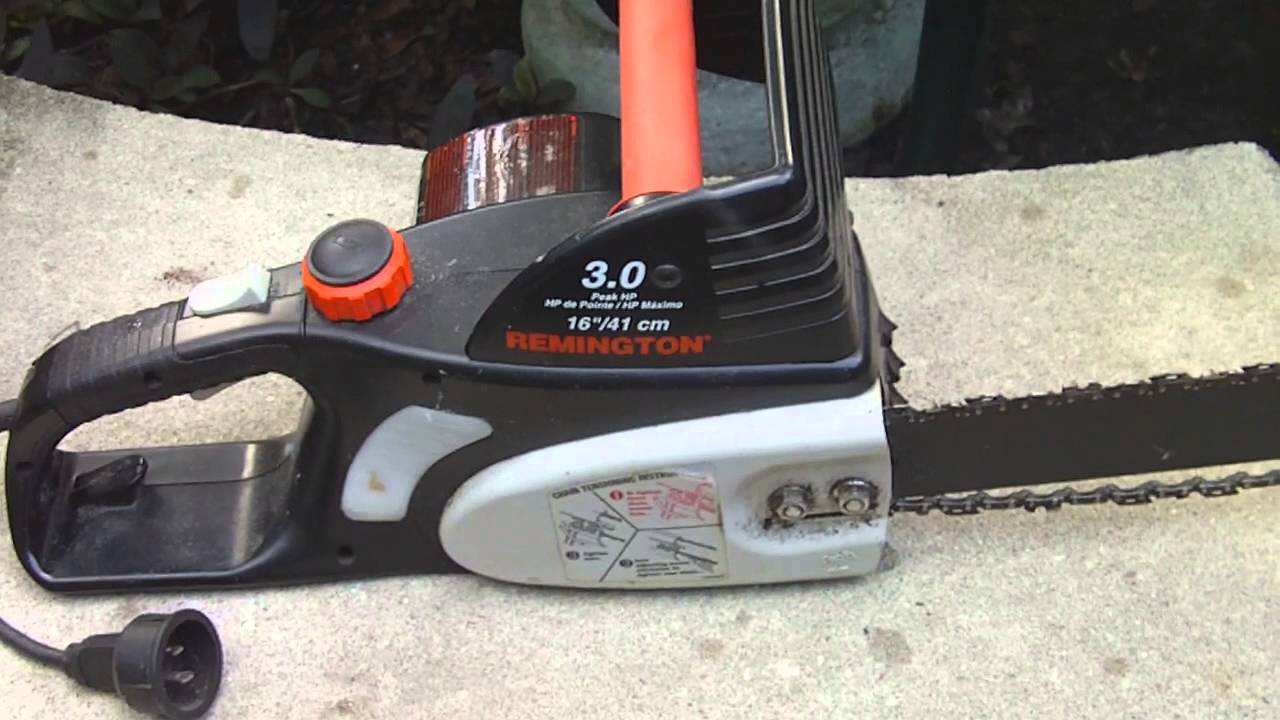 Chainsaw remington electric