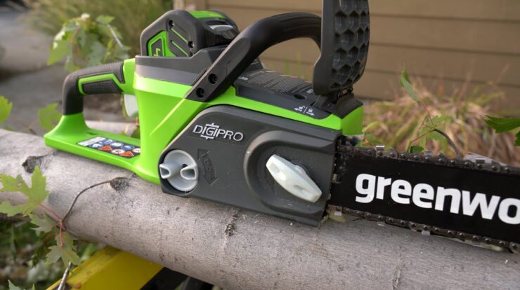 Greenworks electric chainsaw