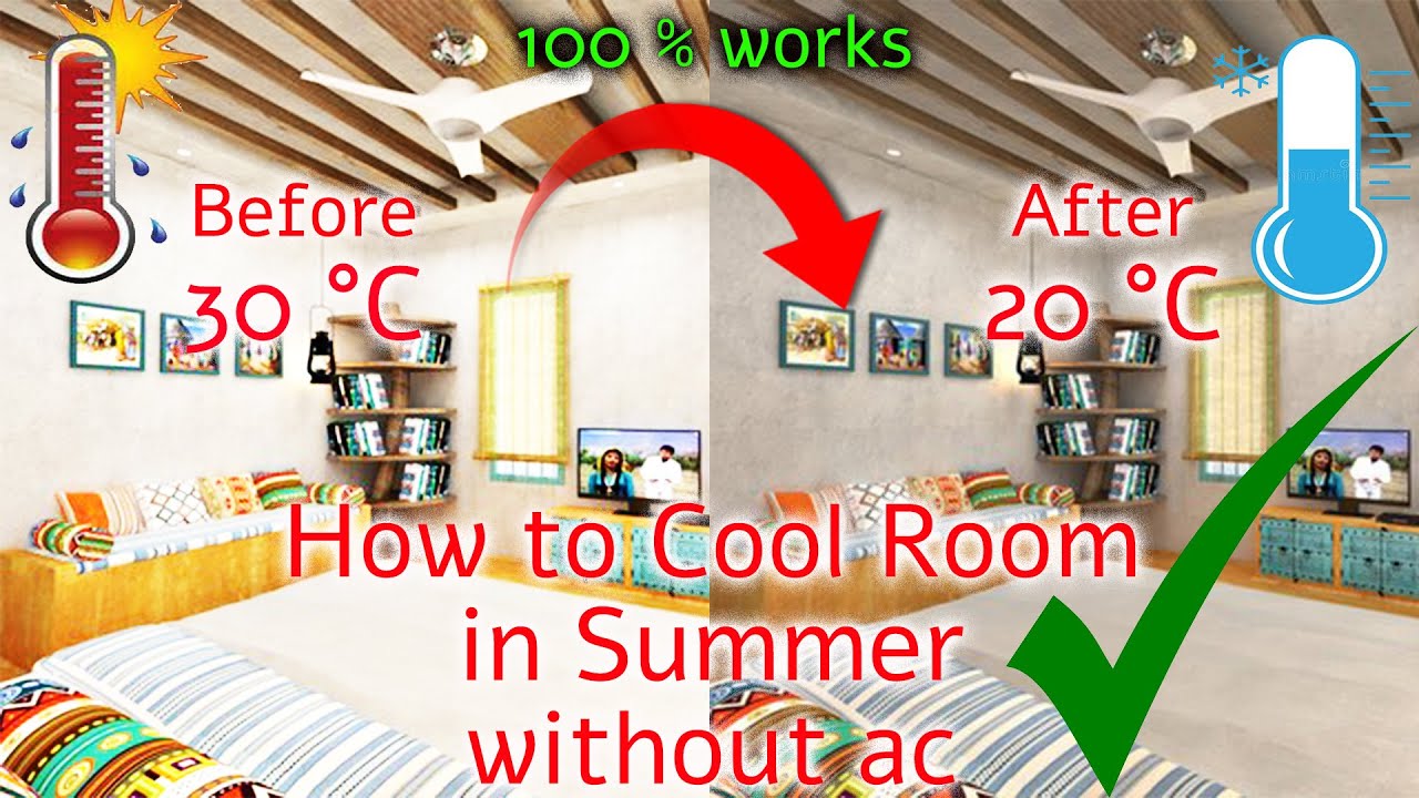 How to cool a room without ac