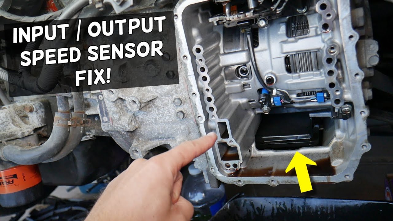 Transmission speed sensor location