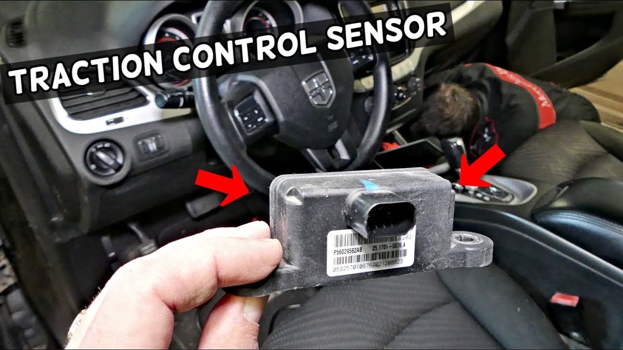 Traction control sensor location