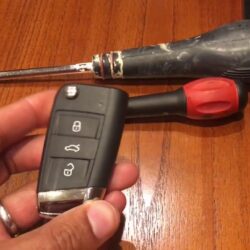 Vw key fob battery replacement