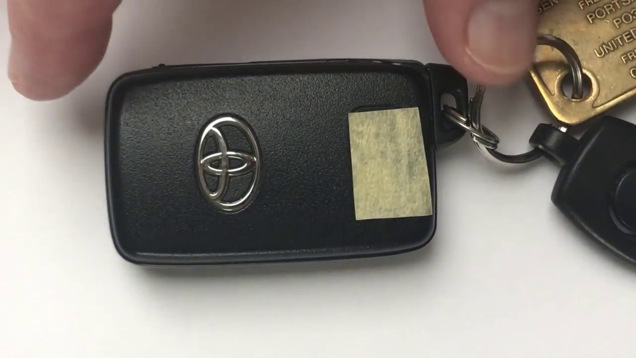 Toyota key fob battery