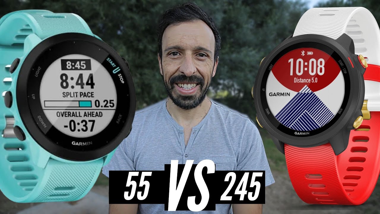 Garmin forerunner 55 vs garmin forerunner 245 specs