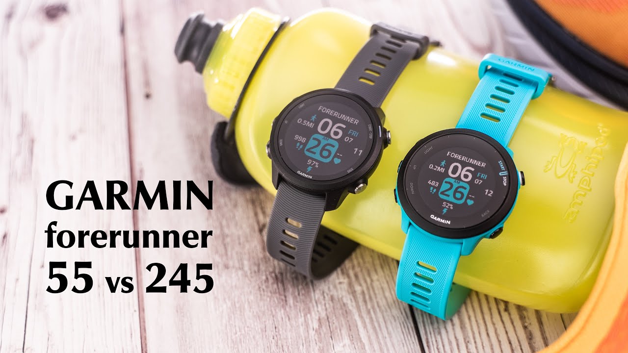 Garmin forerunner 55 vs garmin forerunner 245 specs