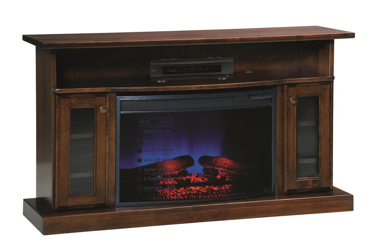 Fireplace entertainment electric tv center stand flame real stands fireplaces calie inch gel dark espresso ventless console ashley depot furniture