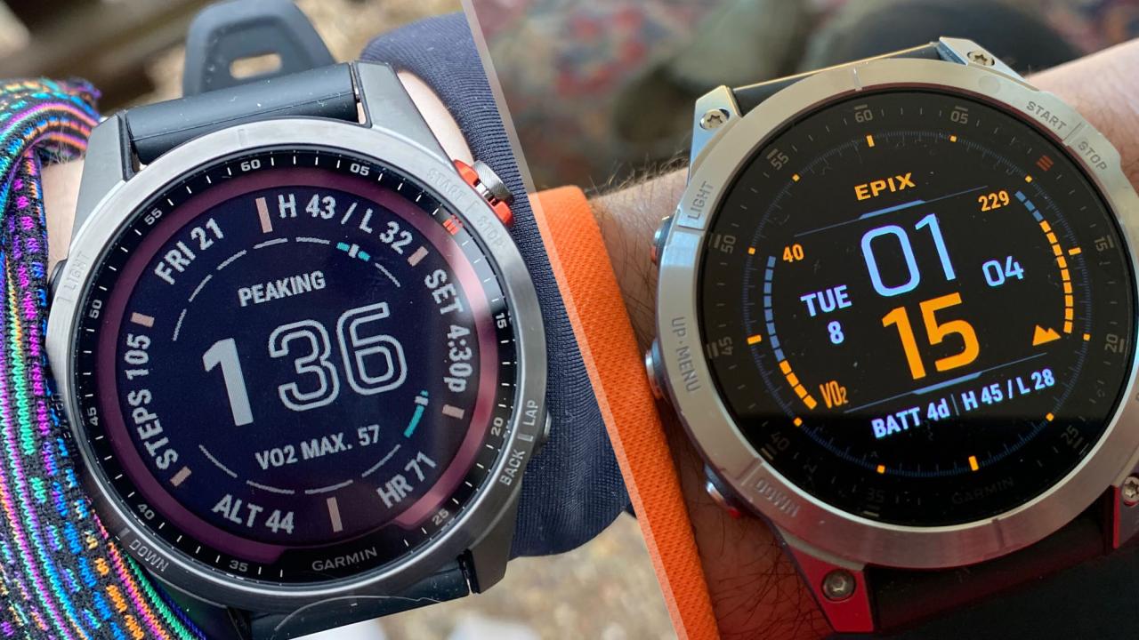 Garmin fenix 7 vs epix 2