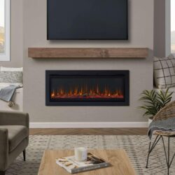 Electric fireplace inserts