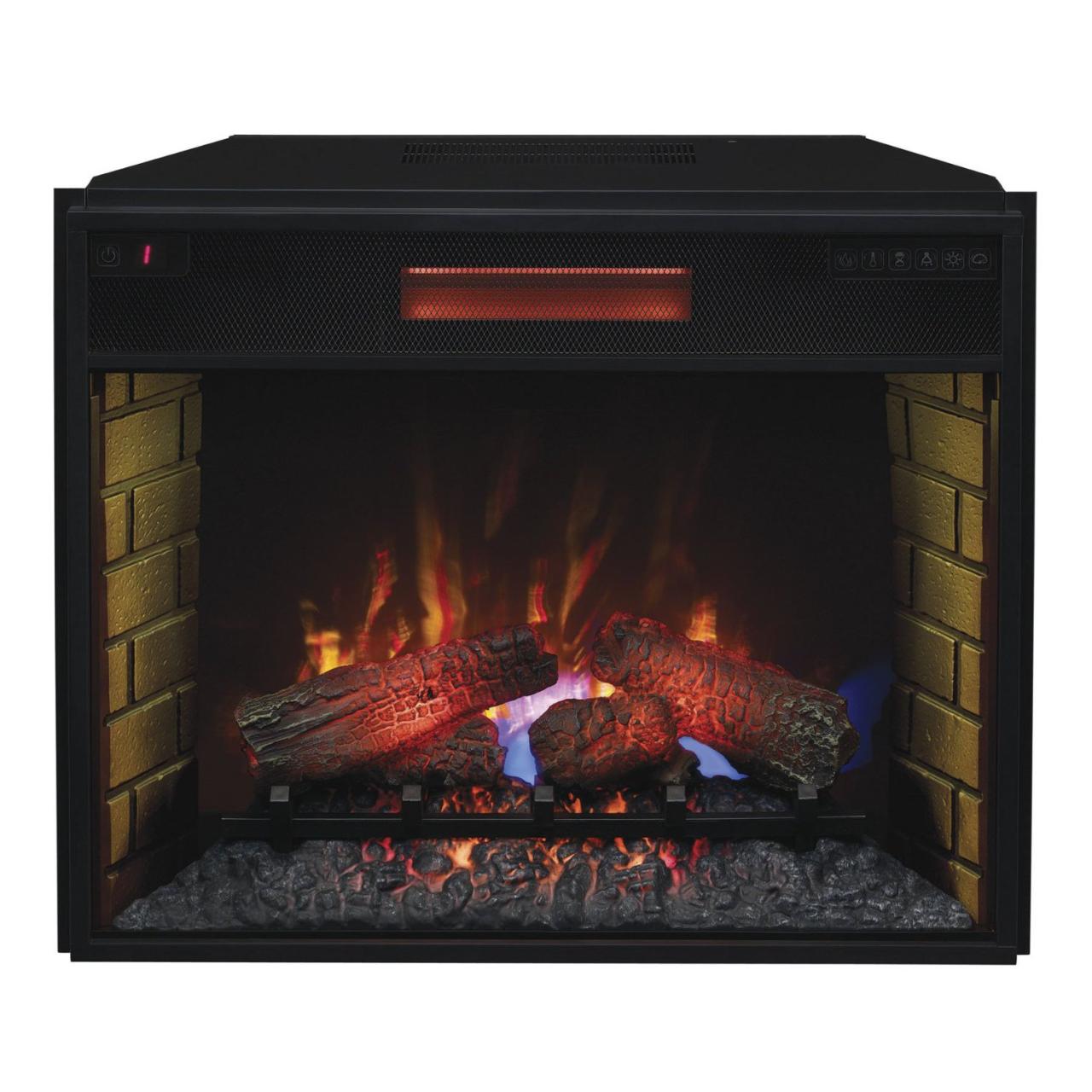 Electric fireplace insert